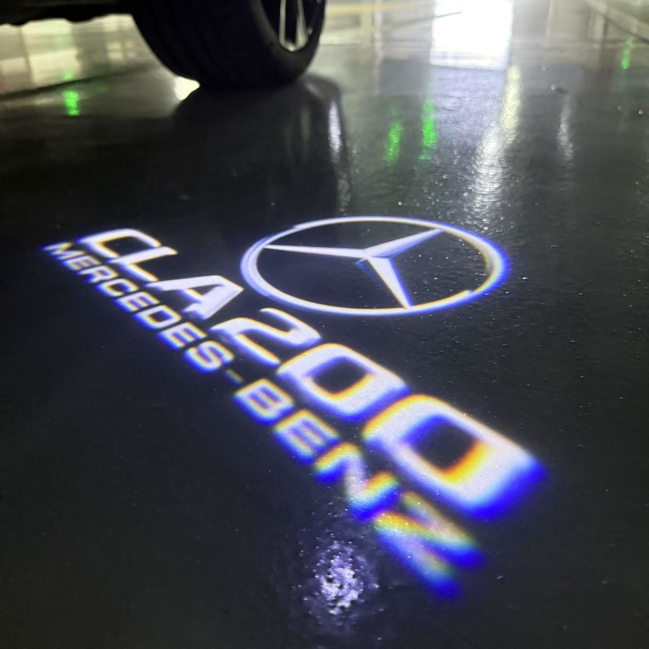 MERCEDES BENZ CLA 200 LOGO PROJECTOT LIGHTS (quantity 1 = 1 sets/2 door lights)Nr.03f016