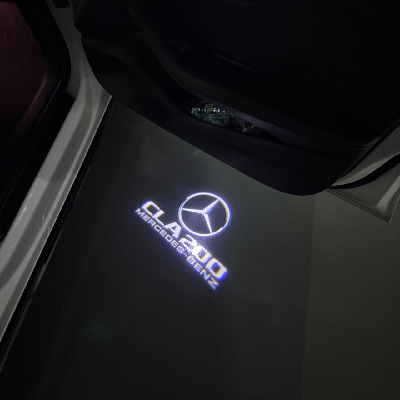 MERCEDES BENZ CLA 200 LOGO PROJECTOT LIGHTS (quantity 1 = 1 sets/2 door lights)Nr.03f016