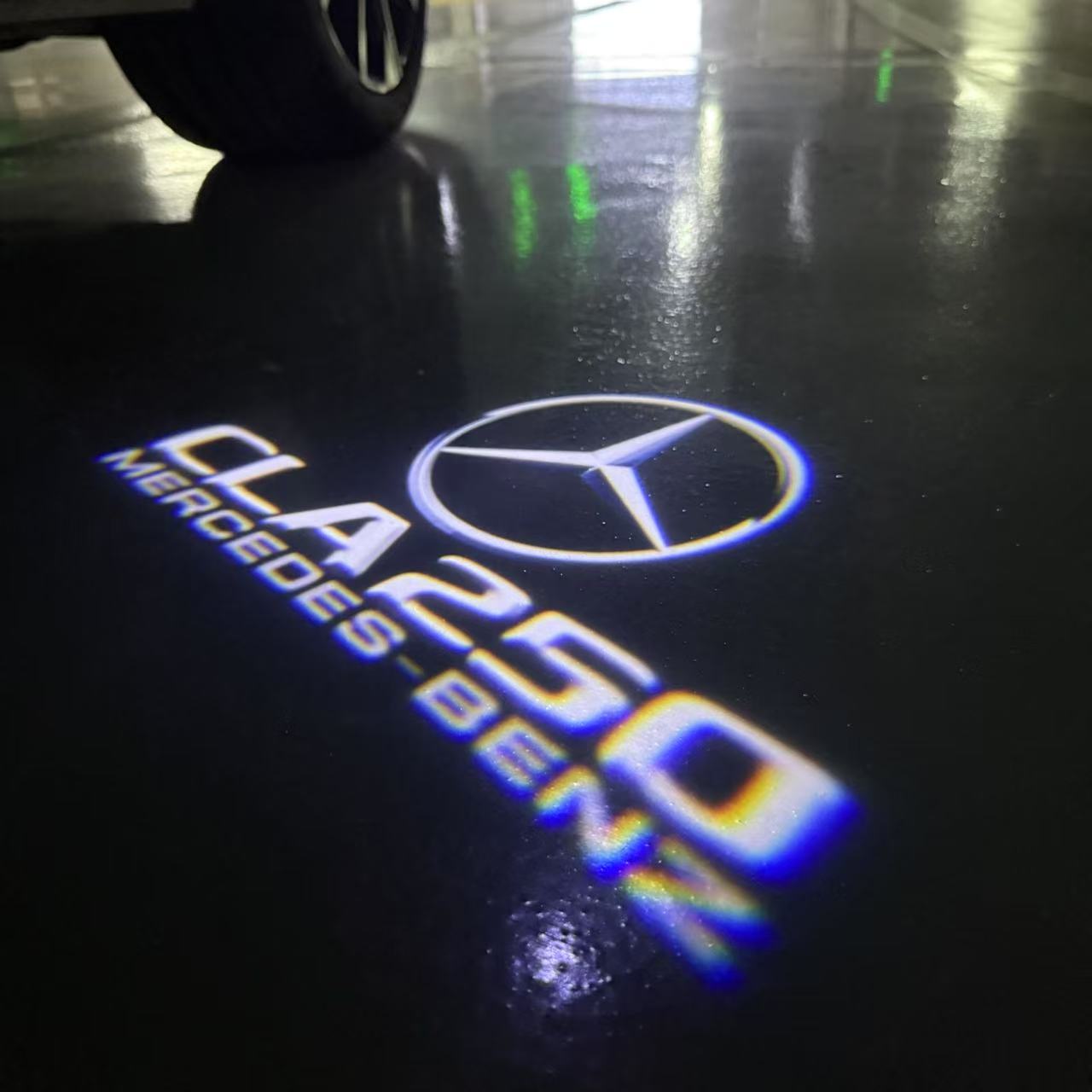 MERCEDES BENZ CLA 250 LOGO PROJECTOT LIGHTS (quantity 1 = 1 sets/2 door lights)Nr.03f022
