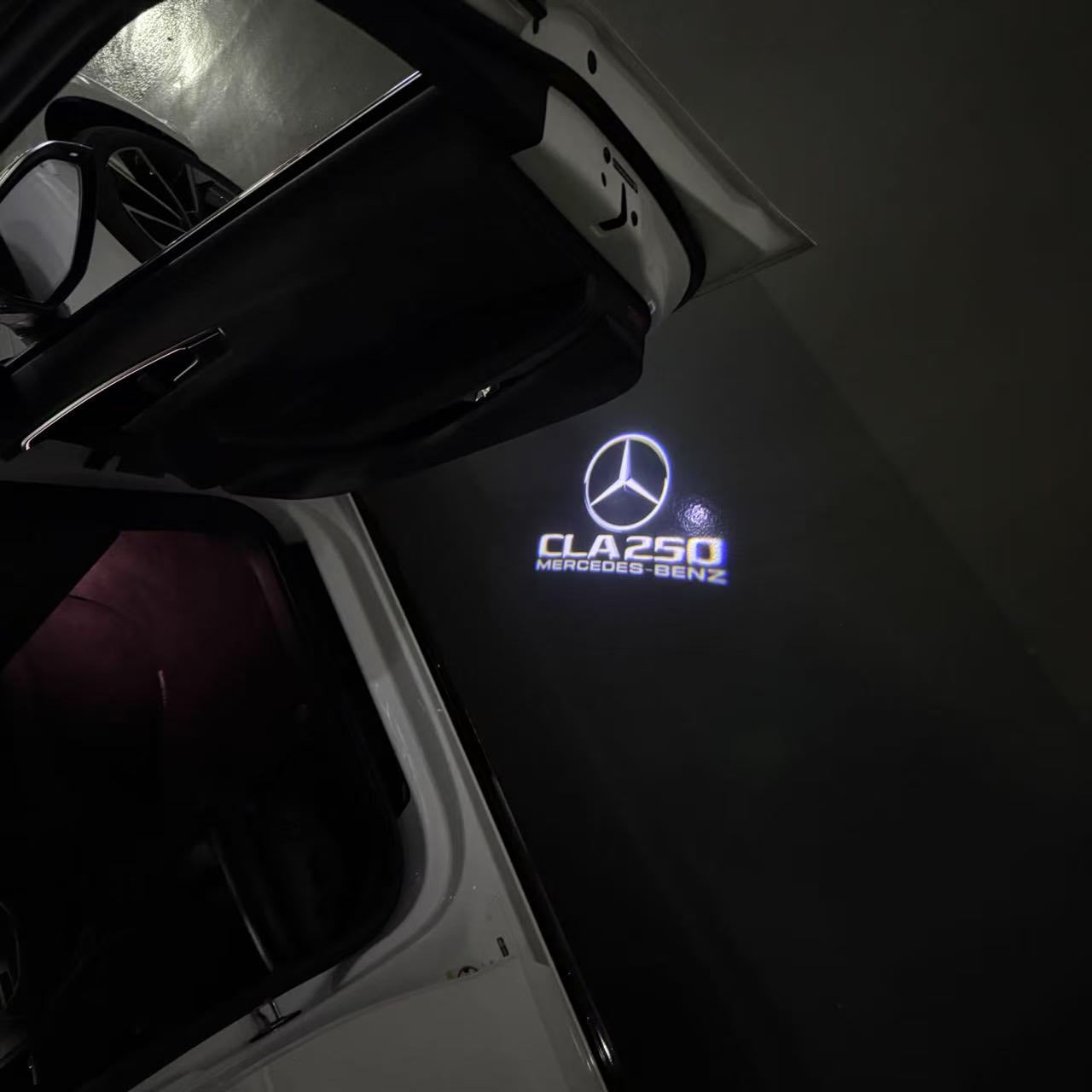 MERCEDES BENZ CLA 250 LOGO PROJECTOT LIGHTS (quantity 1 = 1 sets/2 door lights)Nr.03f022