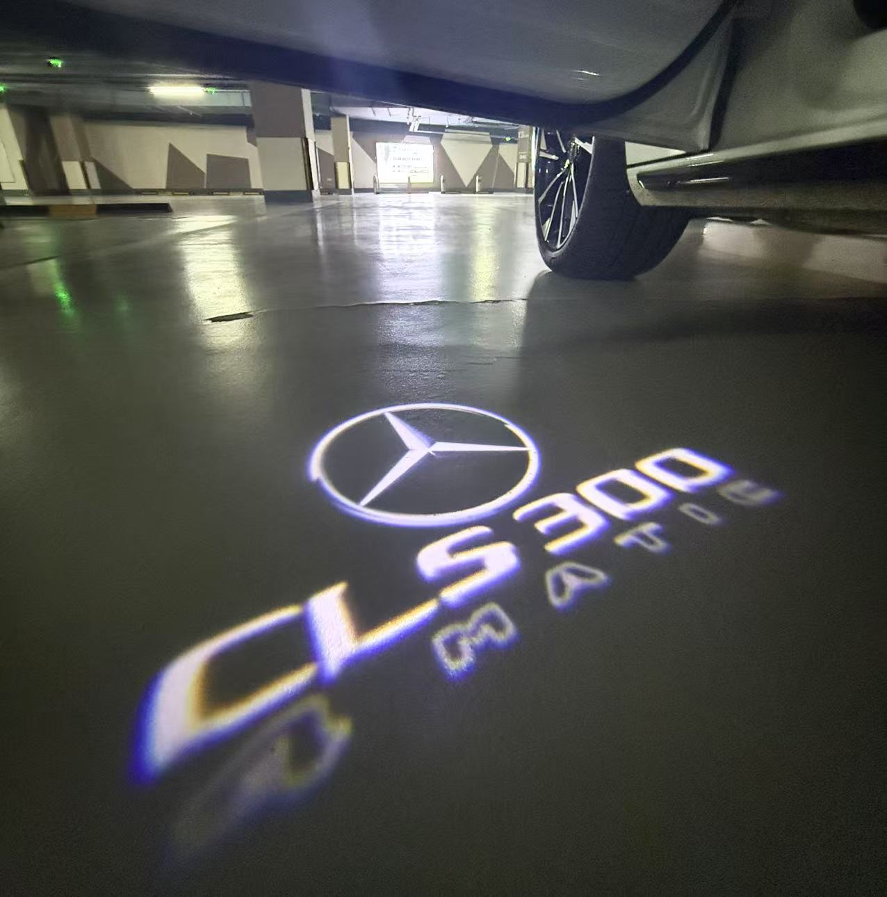 MERCEDES BENZ CLS 300 LOGO PROJECTOT LIGHTS (quantity 1 = 1 sets/2 door lights)Nr.03f024