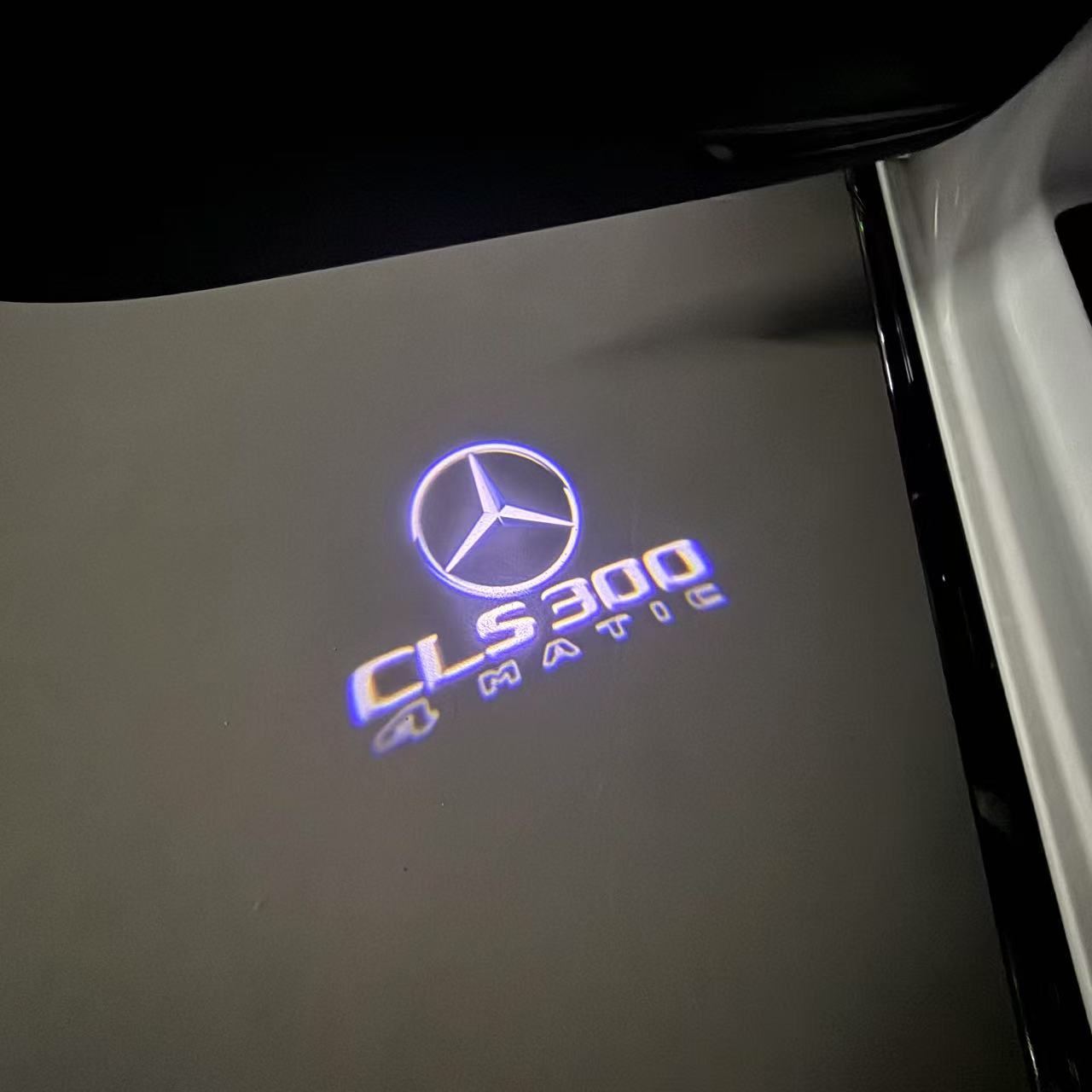 MERCEDES BENZ CLS 300 LOGO PROJECTOT LIGHTS (quantity 1 = 1 sets/2 door lights)Nr.03f024