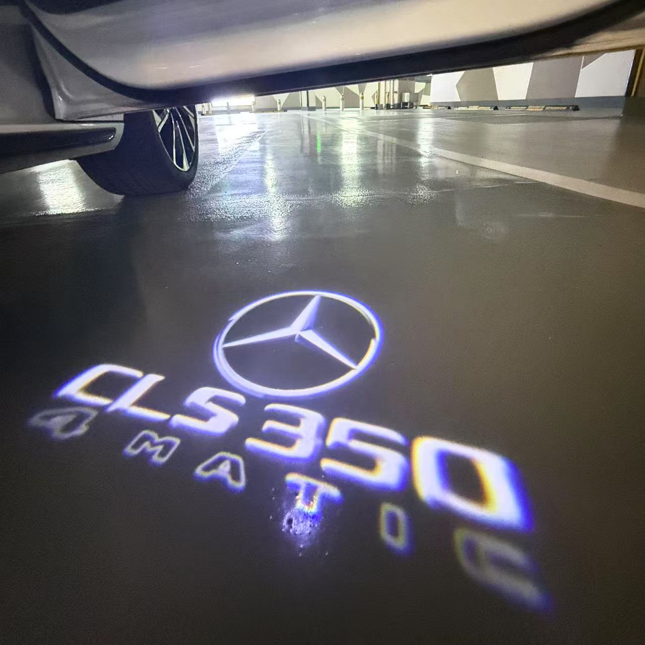 MERCEDES BENZ CLS 350 LOGO PROJECTOT LIGHTS (quantity 1 = 1 sets/2 door lights)Nr.03f027