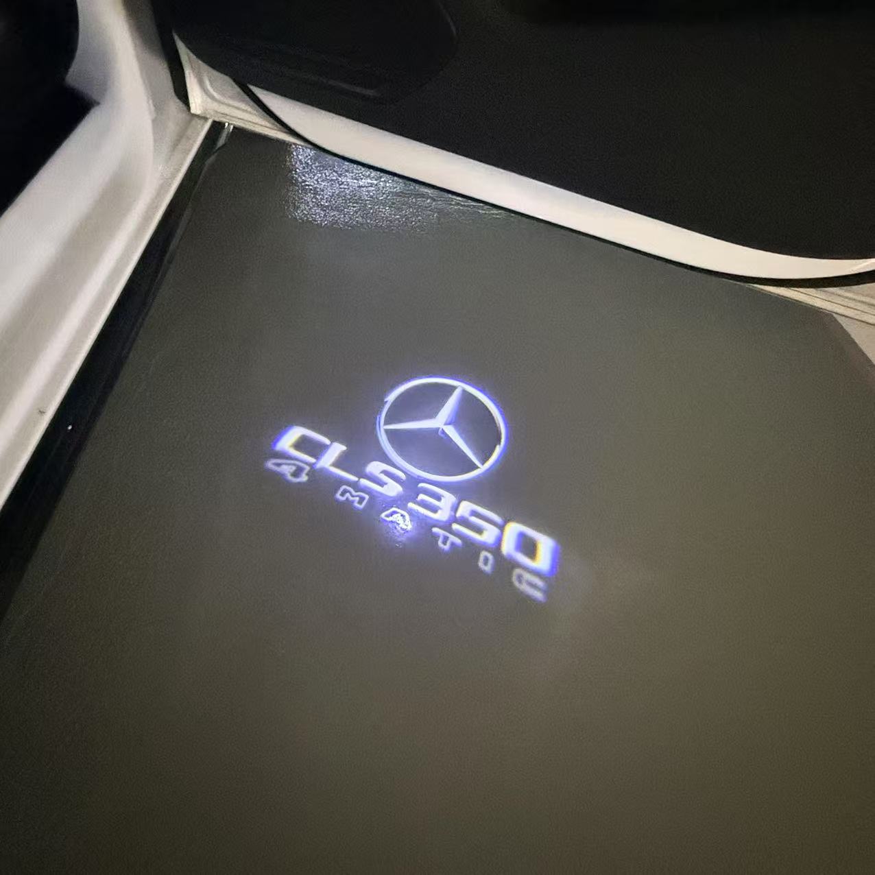 MERCEDES BENZ CLS 350 LOGO PROJECTOT LIGHTS (quantity 1 = 1 sets/2 door lights)Nr.03f027