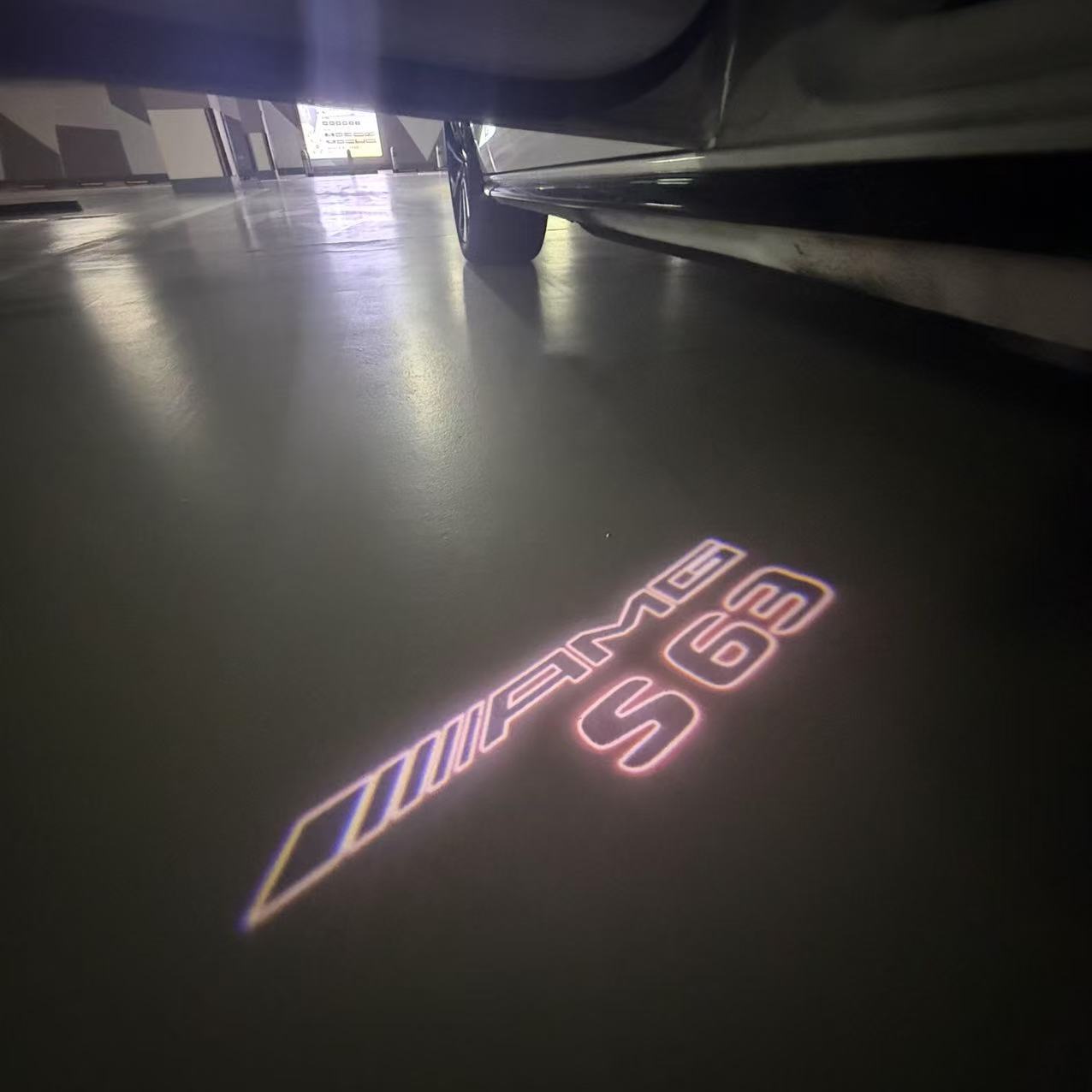 MERCEDES BENZ S 63 AMG LOGO PROJECTOR LIGHTS (quantity 1 = 1 sets/2 door lights)Nr.03f08