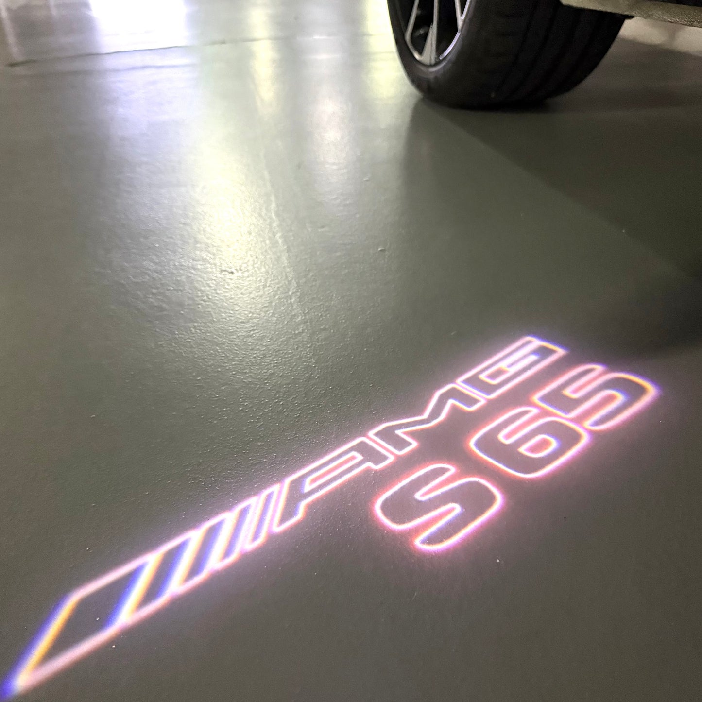 MERCEDES BENZ S 65 AMG LOGO PROJECTOR LIGHTS (quantity 1 = 1 sets/2 door lights)Nr.03f016