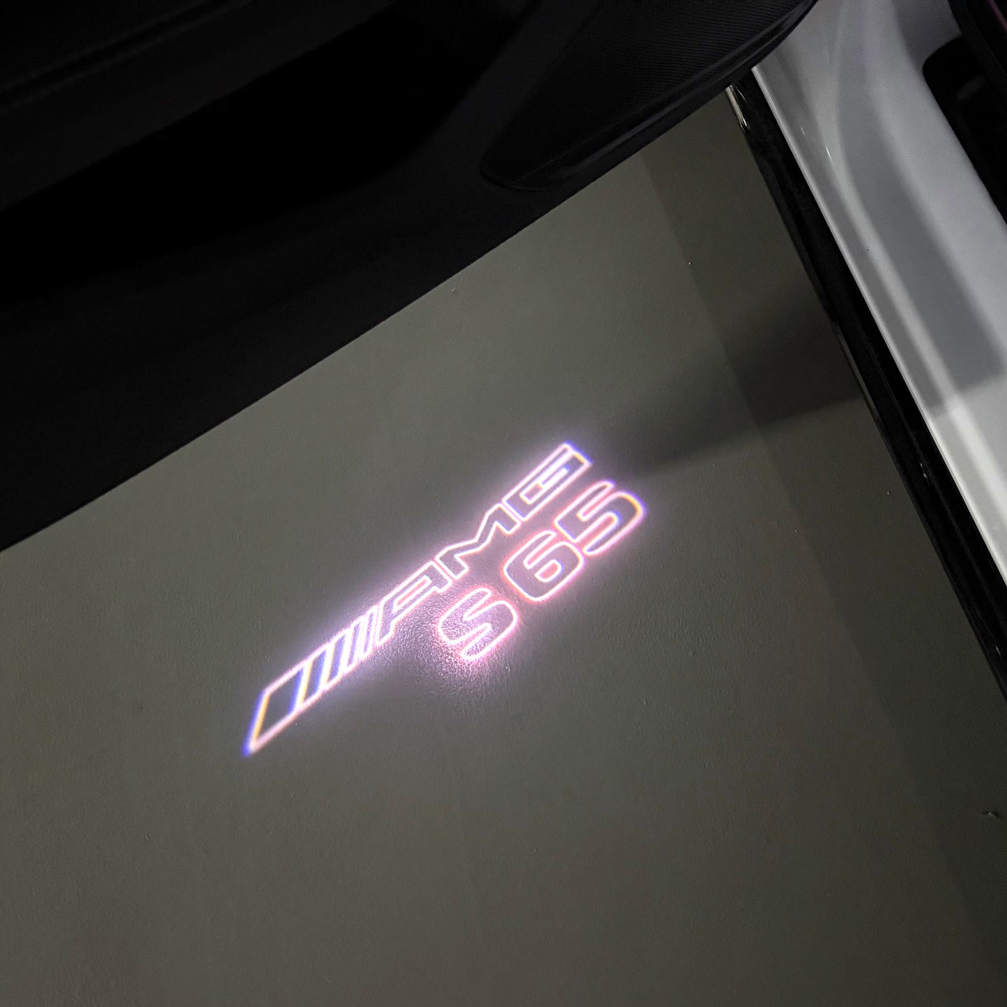 MERCEDES BENZ S 65 AMG LOGO PROJECTOR LIGHTS (quantity 1 = 1 sets/2 door lights)Nr.03f016
