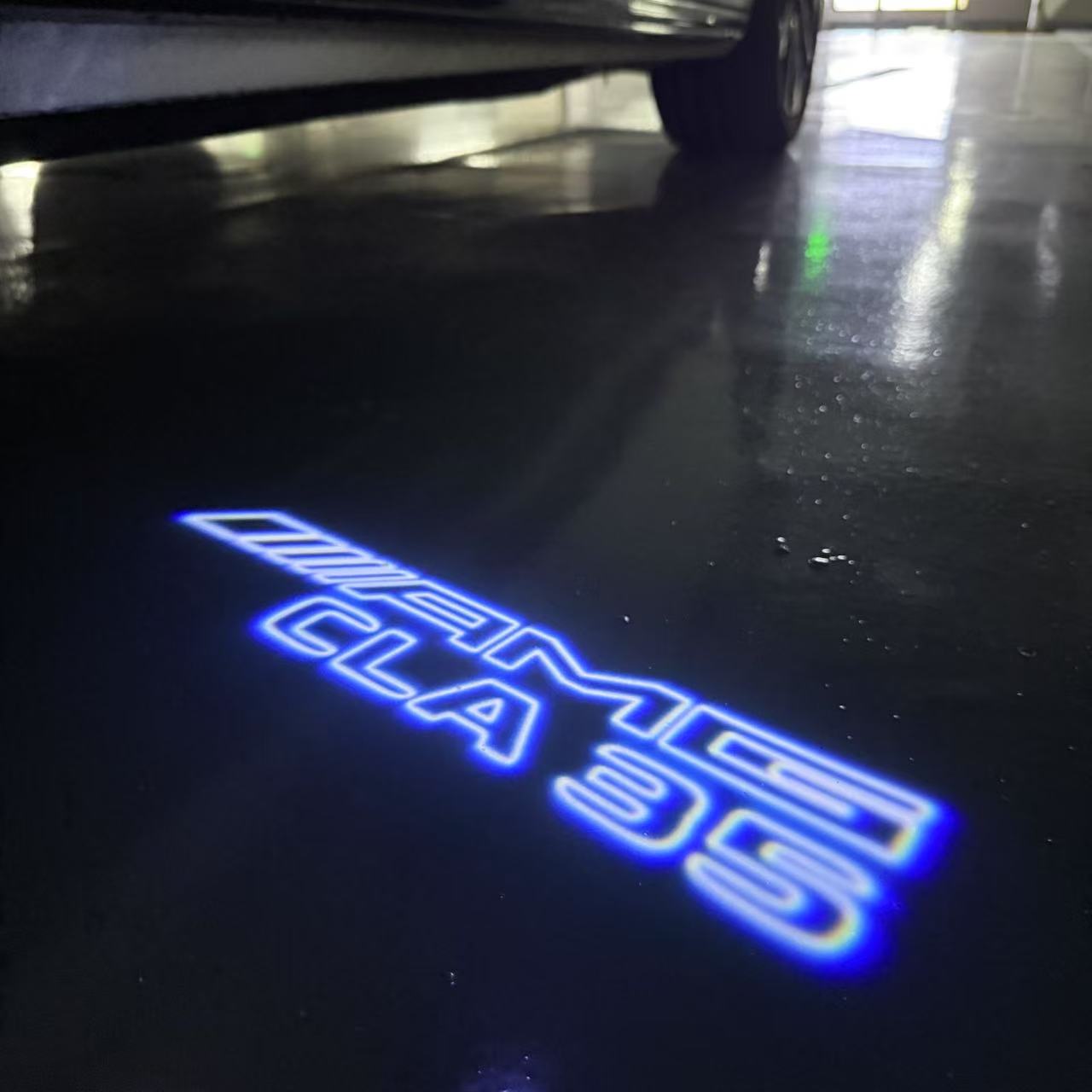 MERCEDES BENZ CLA 35 AMG LOGO PROJECTOT LIGHTS (quantity 1 = 1 sets/2 door lights)Nr.03f04