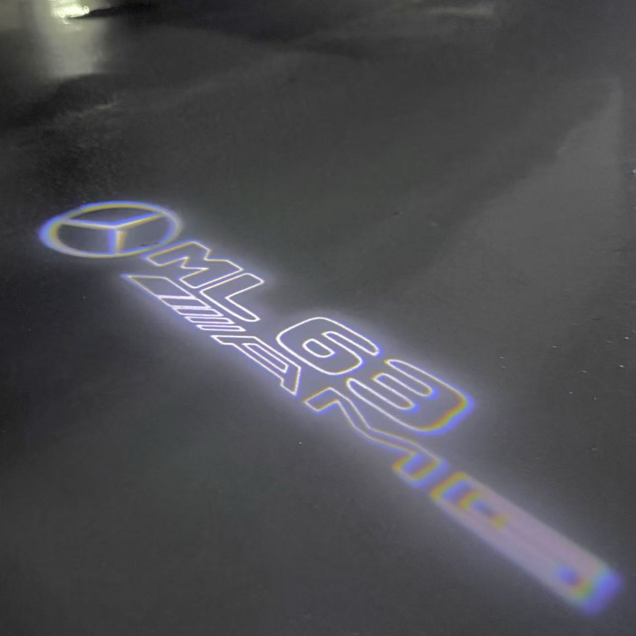 MERCEDES BENZ ML 63 AMG LOGO PROJECTOR LIGHTS (quantity 1 = 1 sets/2 door lights)Nr.03f09
