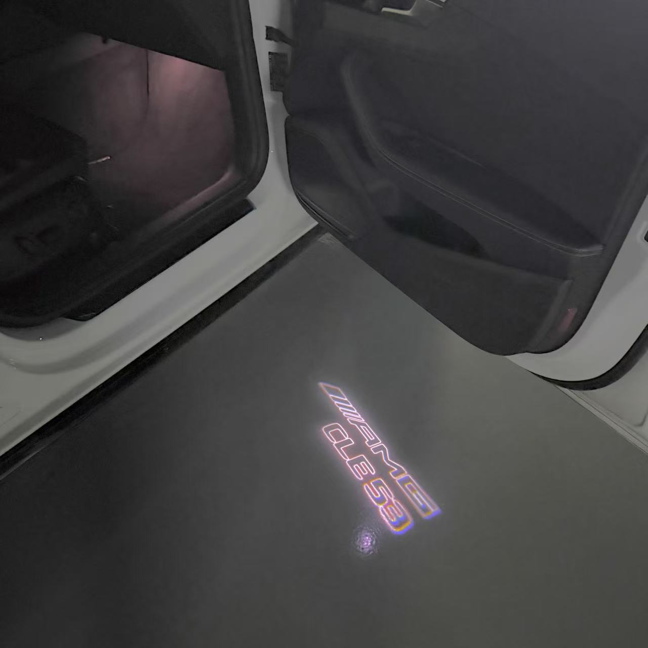 MERCEDES BENZ CLE 53 AMG LOGO PROJECTOT LIGHTS (quantity 1 = 1 sets/2 door lights)Nr.03f05