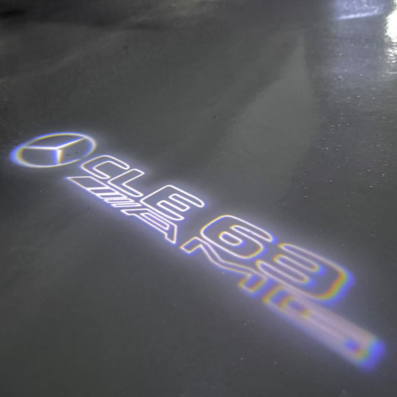 MERCEDES BENZ CLE 63 AMG LOGO PROJECTOT LIGHTS (quantity 1 = 1 sets/2 door lights)Nr.03f07