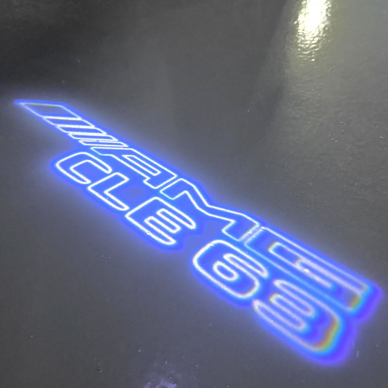 MERCEDES BENZ CLE 63 AMG LOGO PROJECTOT LIGHTS (quantity 1 = 1 sets/2 door lights)Nr.03f010