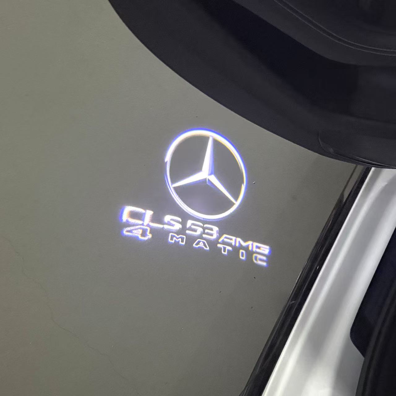 MERCEDES BENZ CLS 53 AMG LOGO PROJECTOT LIGHTS (quantity 1 = 1 sets/2 door lights)Nr.03f03