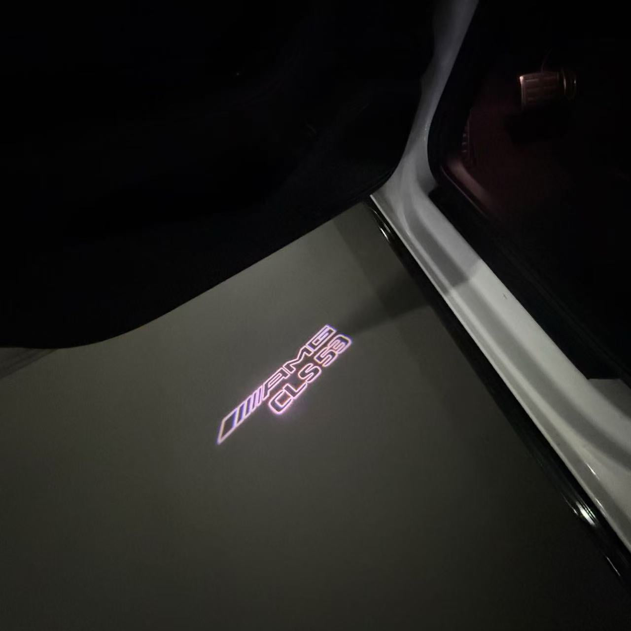 MERCEDES BENZ CLS 53 AMG LOGO PROJECTOT LIGHTS (quantity 1 = 1 sets/2 door lights)Nr.03f06