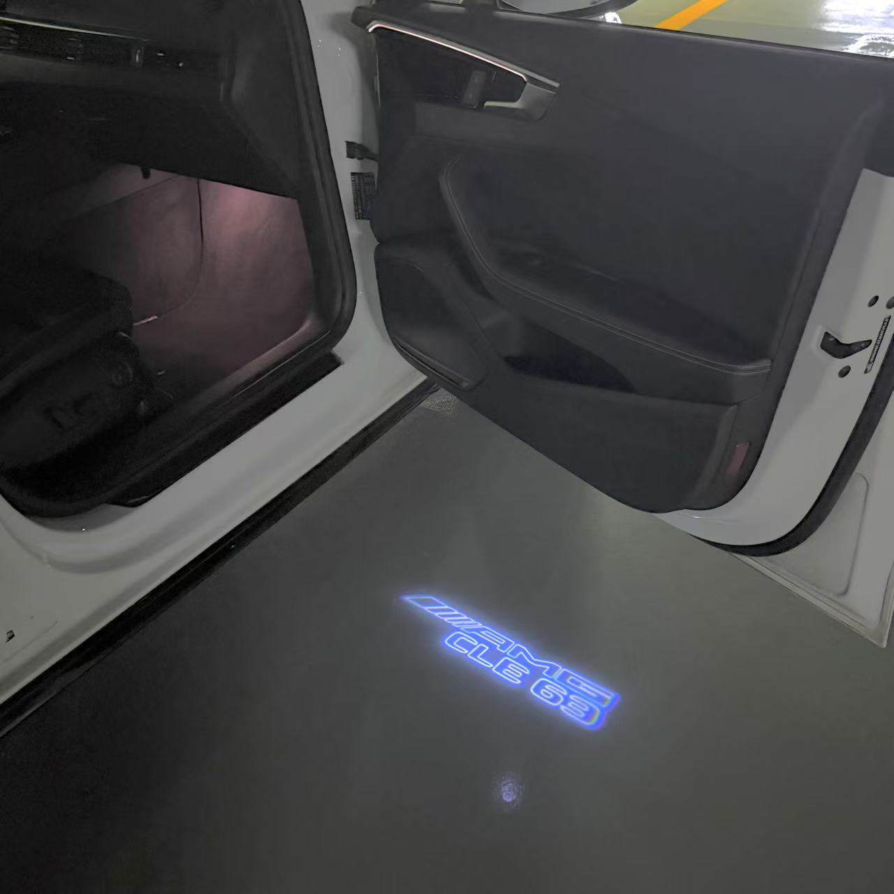 MERCEDES BENZ CLS 53 AMG LOGO PROJECTOT LIGHTS (quantity 1 = 1 sets/2 door lights)Nr.03f07