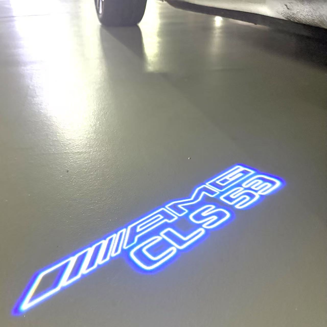 MERCEDES BENZ CLS 53 AMG LOGO PROJECTOT LIGHTS (quantity 1 = 1 sets/2 door lights)Nr.03f07