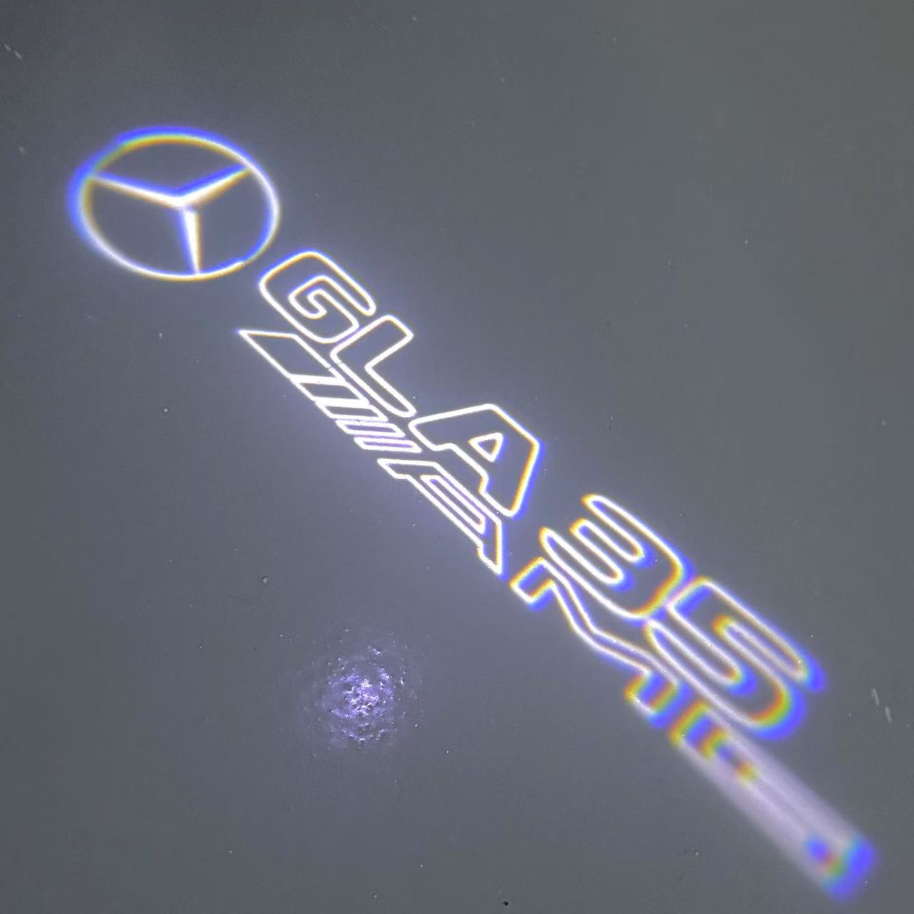 MERCEDES BENZ GLA35 AMG LOGO PROJECTOR LIGHTS (quantity 1 = 1 sets/2 door lights)Nr.03f05