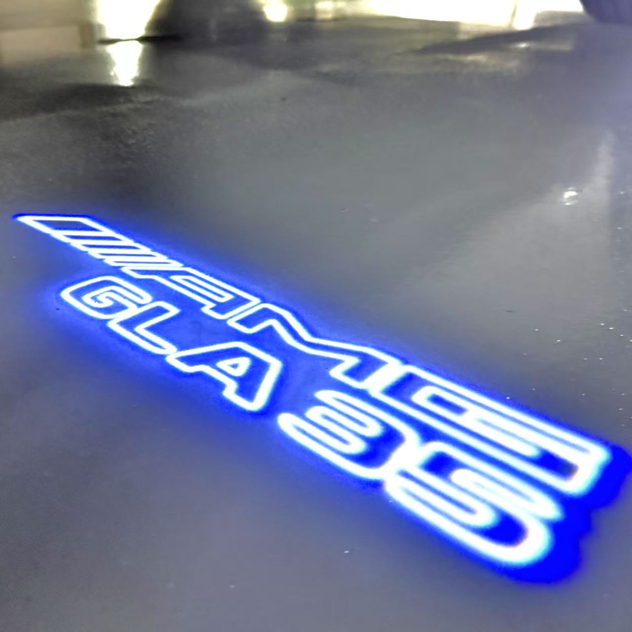 MERCEDES BENZ GLA35 AMG LOGO PROJECTOR LIGHTS (quantity 1 = 1 sets/2 door lights)Nr.03f07