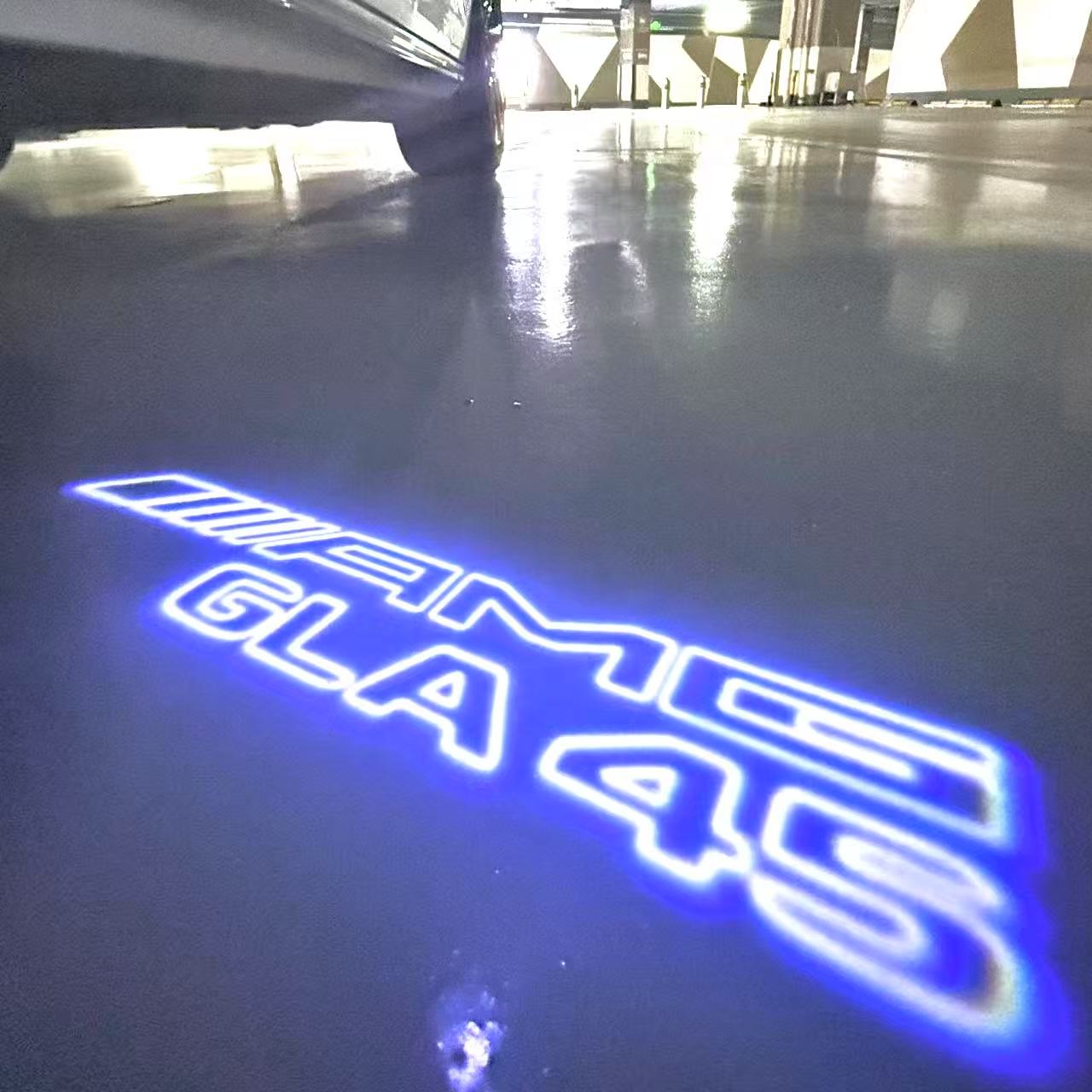 MERCEDES BENZ GLA45 AMG LOGO PROJECTOR LIGHTS (quantity 1 = 1 sets/2 door lights)Nr.03f012