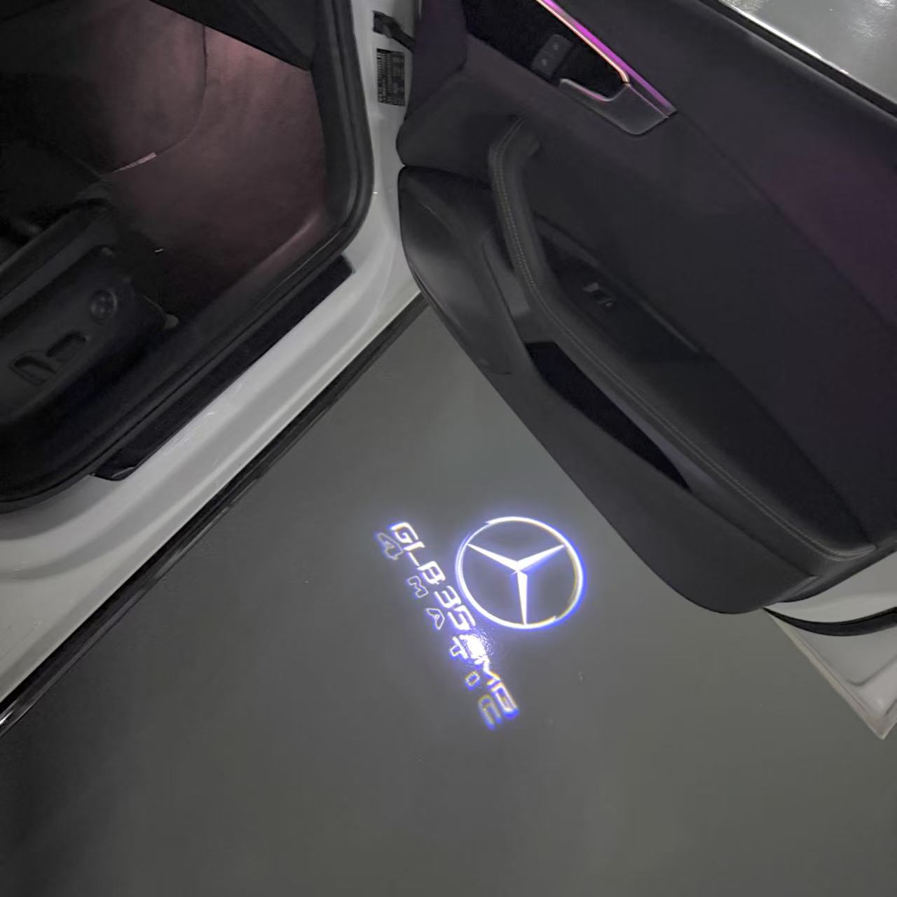 MERCEDES BENZ GLB 35 AMG LOGO PROJECTOR LIGHTS (quantity 1 = 1 sets/2 door lights)Nr.03f026