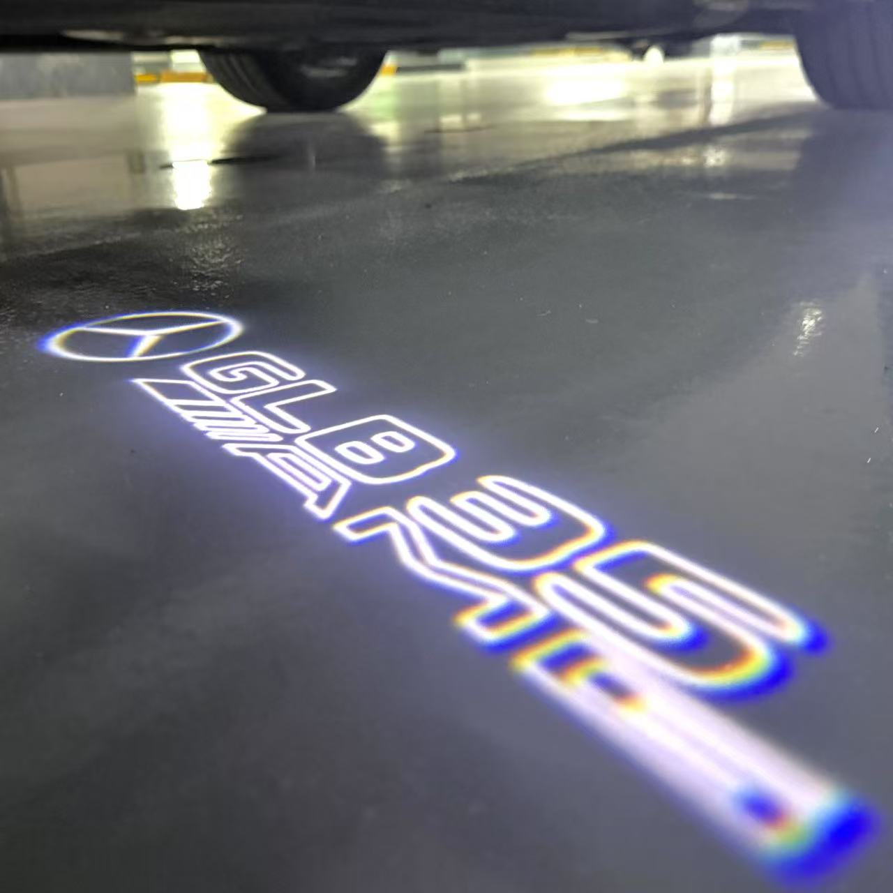 MERCEDES BENZ GLB 35 AMG LOGO PROJECTOR LIGHTS (quantity 1 = 1 sets/2 door lights)Nr.03f028
