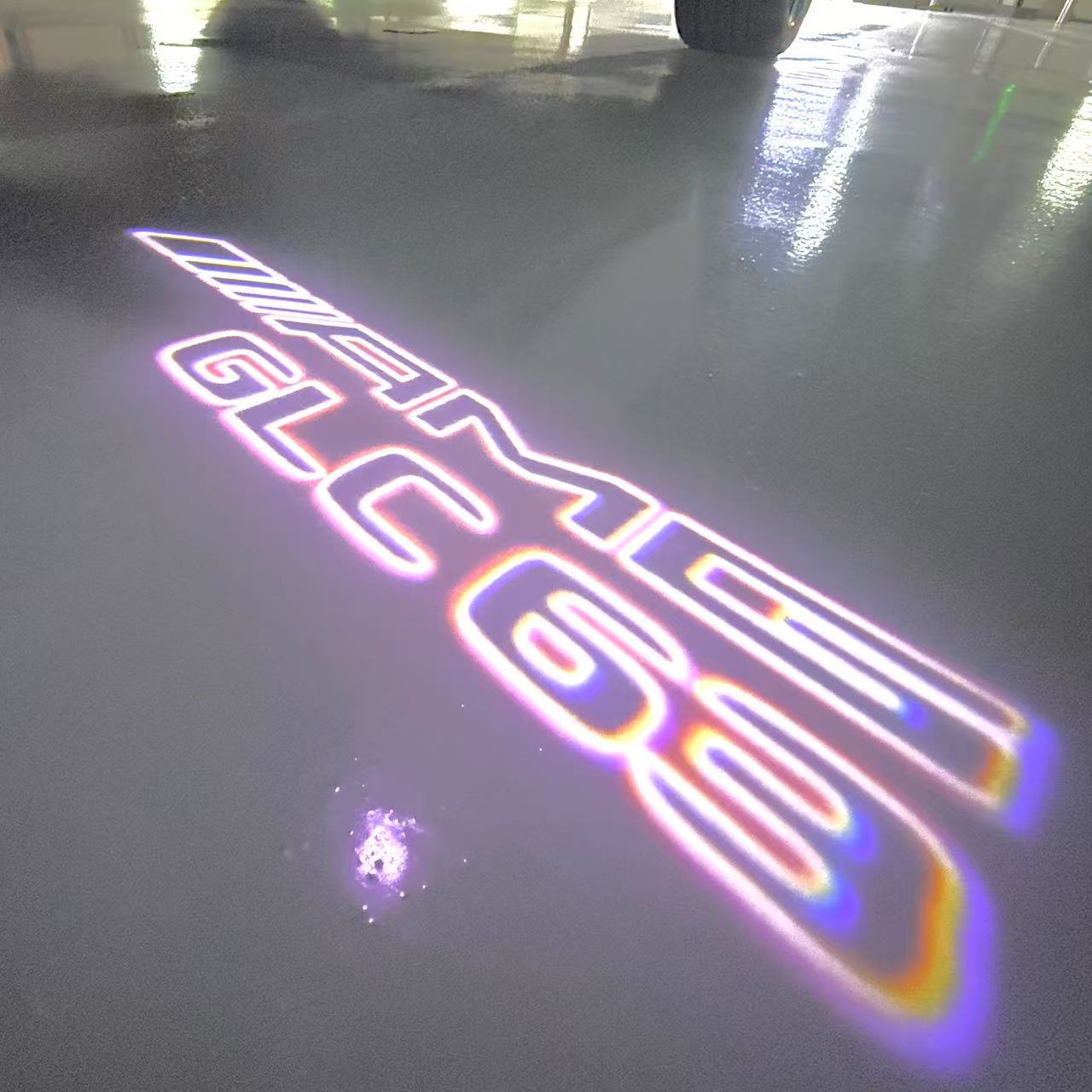 MERCEDES BENZ GLC 63 AMG LOGO PROJECTOR LIGHTS (quantity 1 = 1 sets/2 door lights)Nr.03f033