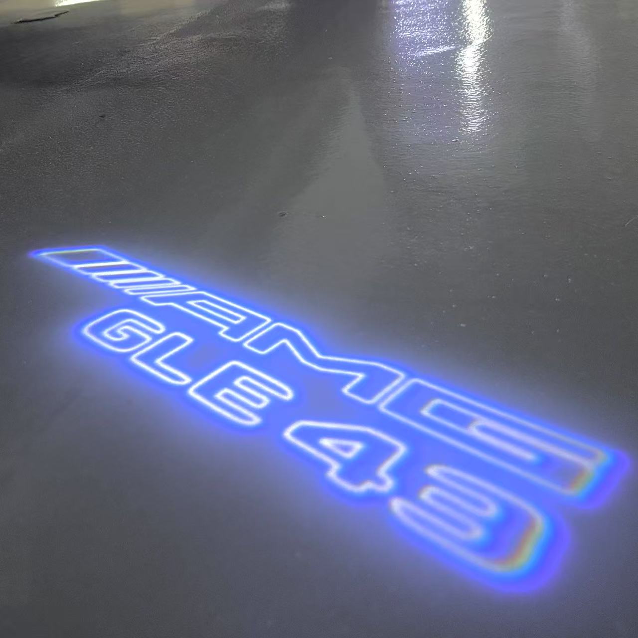 MERCEDES BENZ GLE 43 AMG LOGO PROJECTOR LIGHTS (quantity 1 = 1 sets/2 door lights)Nr.03f030