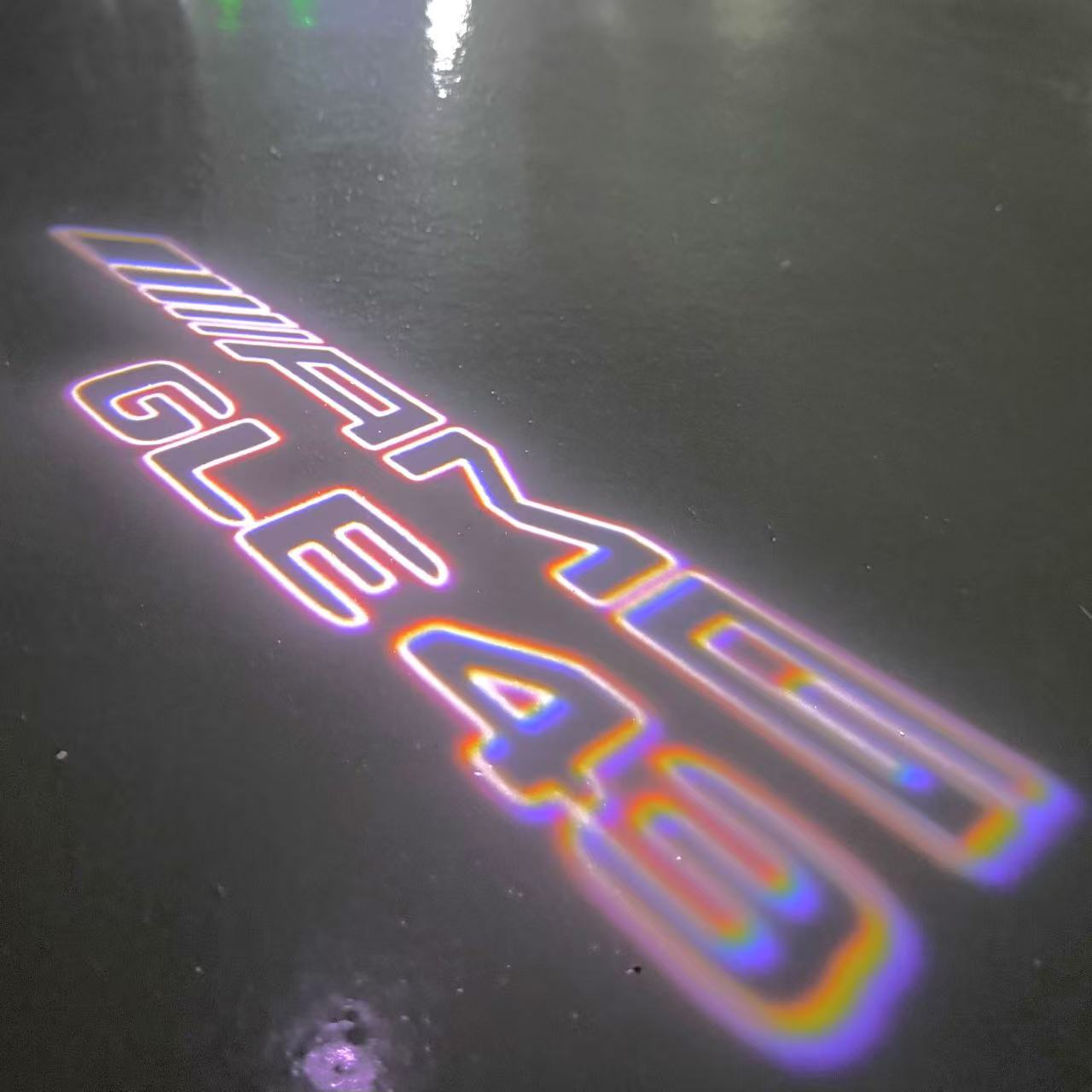MERCEDES BENZ GLE 43 AMG LOGO PROJECTOR LIGHTS (quantity 1 = 1 sets/2 door lights)Nr.03f029