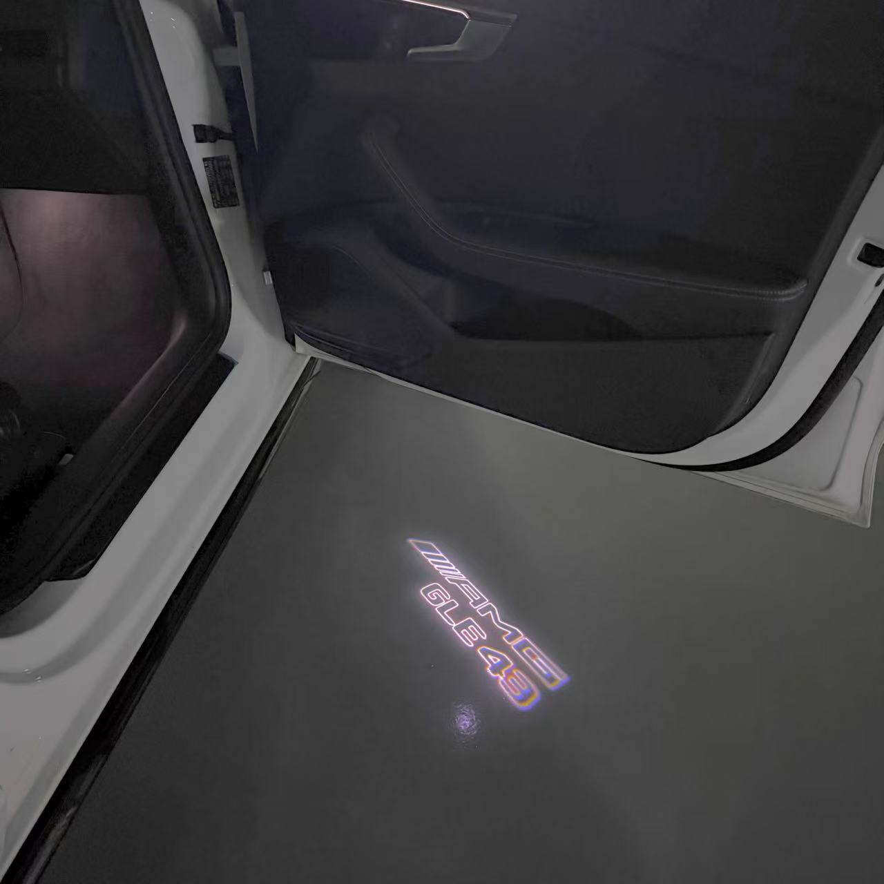 MERCEDES BENZ GLE 43 AMG LOGO PROJECTOR LIGHTS (quantity 1 = 1 sets/2 door lights)Nr.03f029
