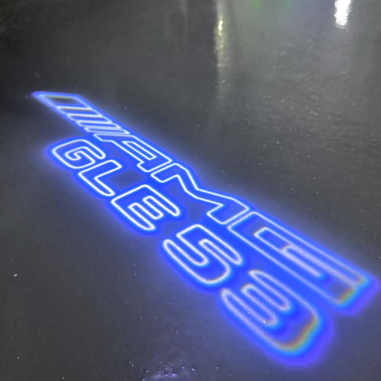 MERCEDES BENZ GLE 53 AMG LOGO PROJECTOR LIGHTS (quantity 1 = 1 sets/2 door lights)Nr.03f035