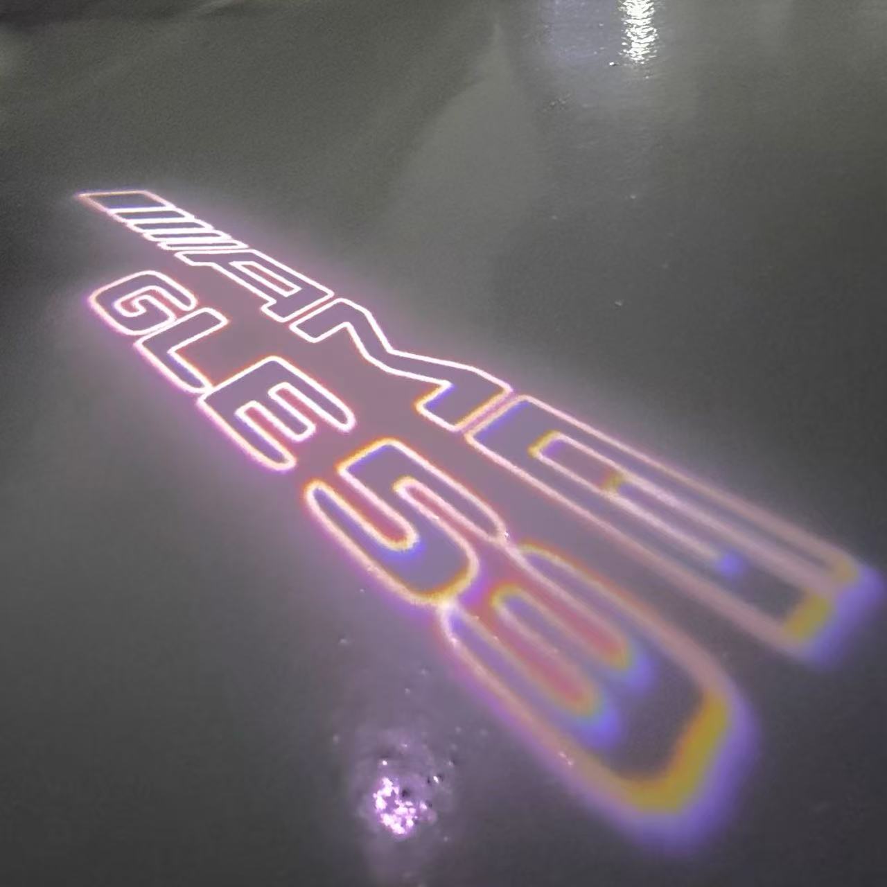 MERCEDES BENZ GLE 53 AMG LOGO PROJECTOR LIGHTS (quantity 1 = 1 sets/2 door lights)Nr.03f034