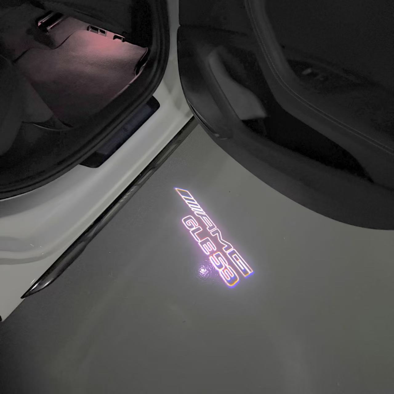 MERCEDES BENZ GLE 53 AMG LOGO PROJECTOR LIGHTS (quantity 1 = 1 sets/2 door lights)Nr.03f034