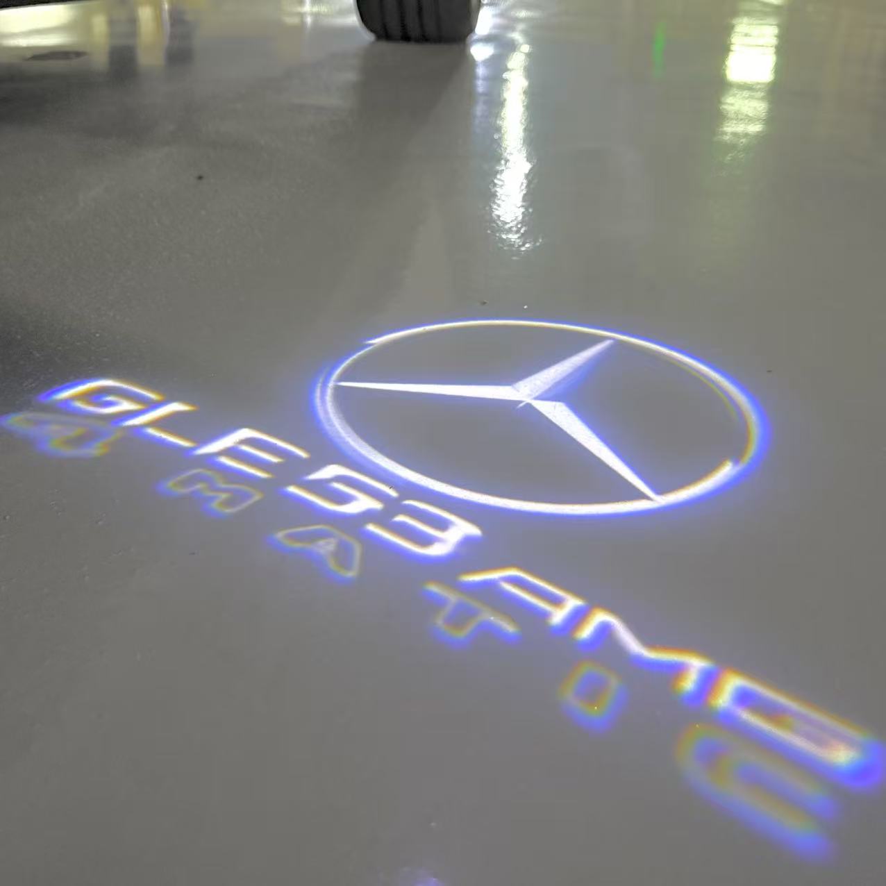 MERCEDES BENZ GLE 53 AMG LOGO PROJECTOR LIGHTS (quantity 1 = 1 sets/2 door lights)Nr.03f031