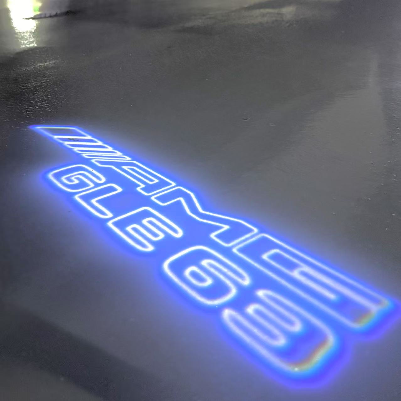 MERCEDES BENZ GLE 63 AMG LOGO PROJECTOR LIGHTS (quantity 1 = 1 sets/2 door lights)Nr.03f037