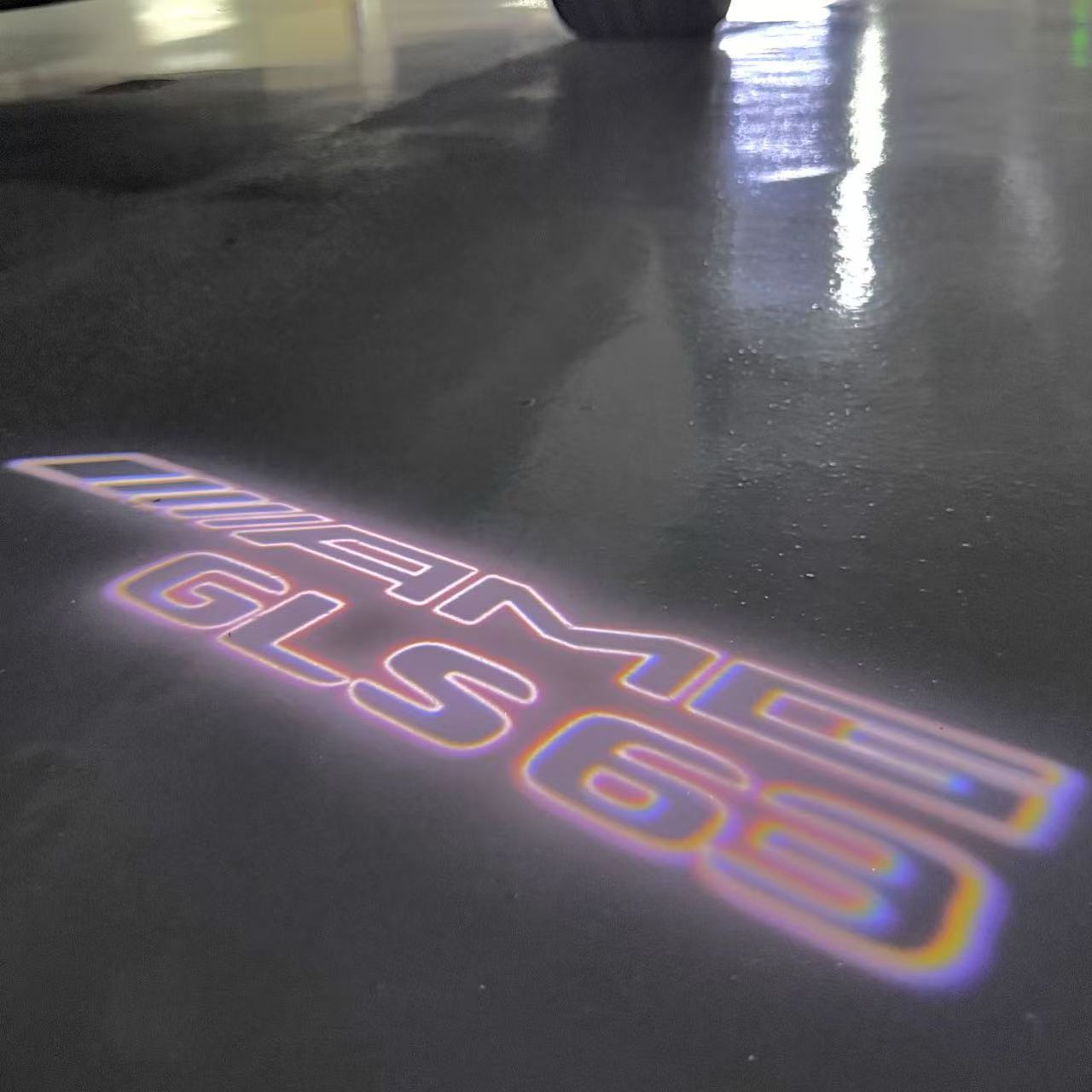 MERCEDES BENZ GLS 63 AMG LOGO PROJECTOR LIGHTS (quantity 1 = 1 sets/2 door lights)Nr.03f033
