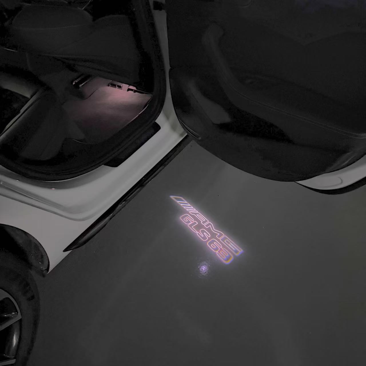 MERCEDES BENZ GLS 63 AMG LOGO PROJECTOR LIGHTS (quantity 1 = 1 sets/2 door lights)Nr.03f033