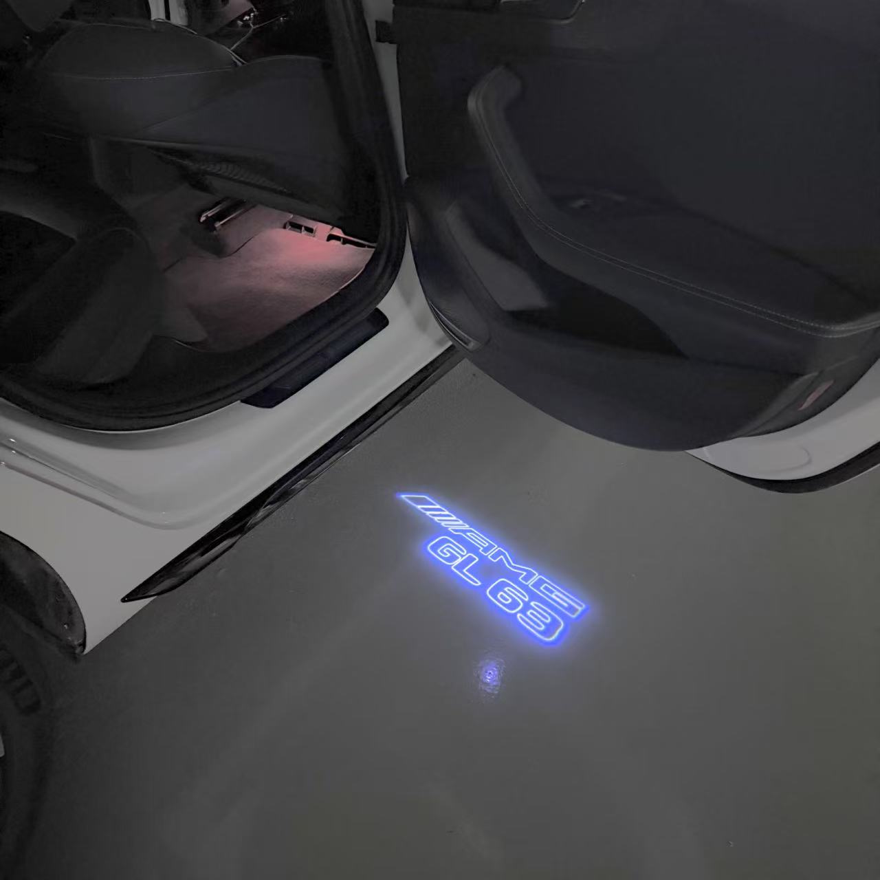MERCEDES BENZ GL 63 AMG LOGO PROJECTOR LIGHTS (quantity 1 = 1 sets/2 door lights)Nr.03f03