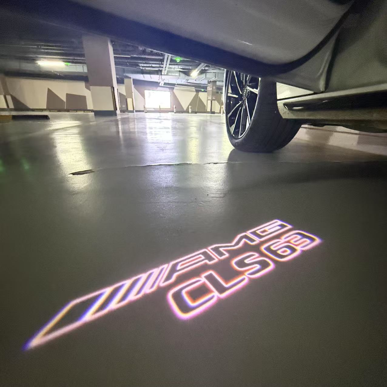 MERCEDES BENZ CLS 63 AMG LOGO PROJECTOT LIGHTS (quantity 1 = 1 sets/2 door lights)Nr.03f013
