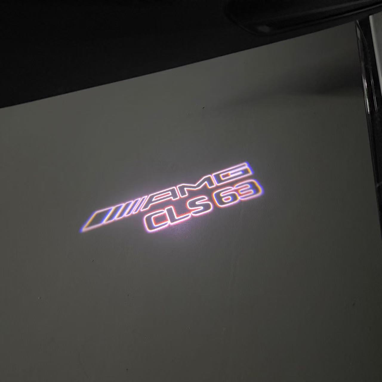 MERCEDES BENZ CLS 63 AMG LOGO PROJECTOT LIGHTS (quantity 1 = 1 sets/2 door lights)Nr.03f013