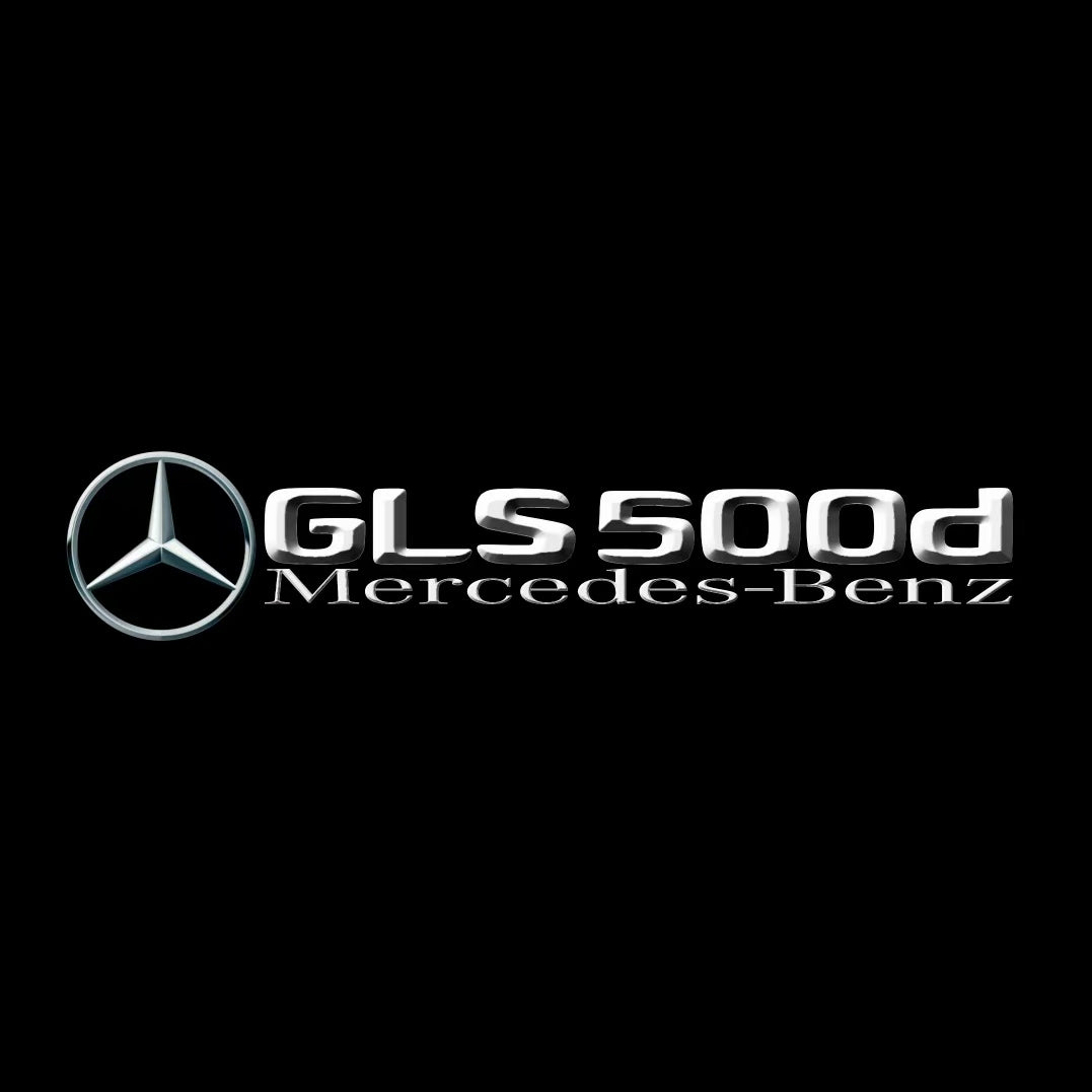 MERCEDES BENZ GLS 500d LOGO PROJECTOR LIGHTS (quantity 1 = 1 sets/2 door lights)Nr.03f043