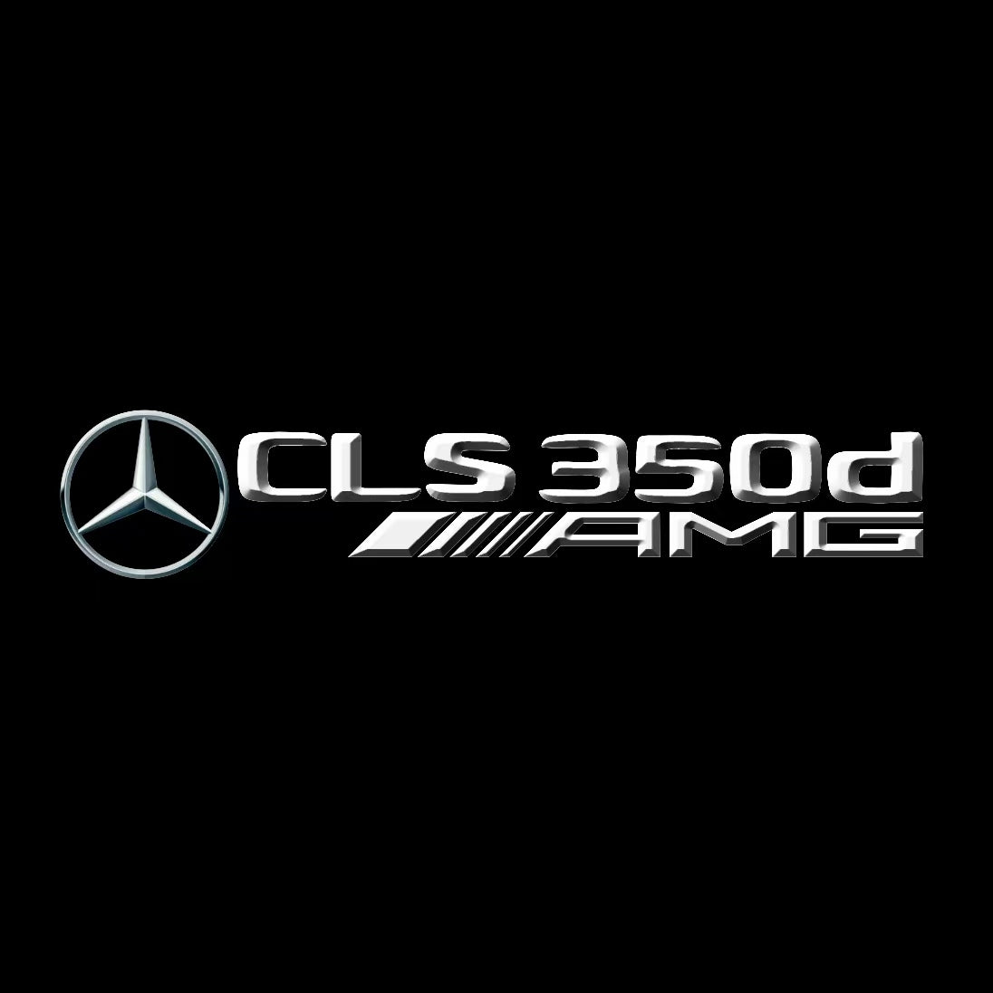 MERCEDES BENZ CLS 350d AMG LOGO PROJECTOT LIGHTS (quantity 1 = 1 sets/2 door lights)Nr.03f029