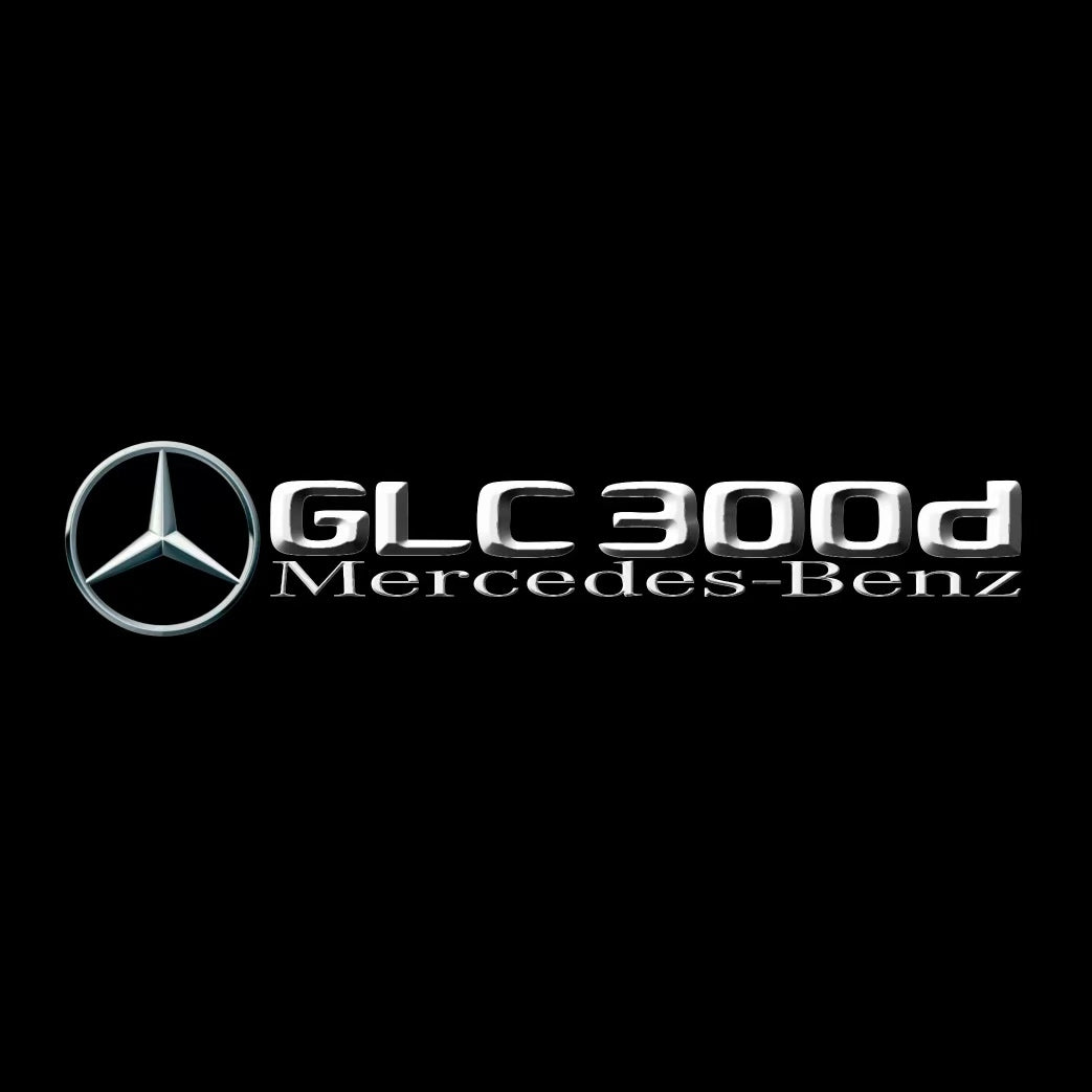 MERCEDES BENZ GLC 300d LOGO PROJECTOR LIGHTS (quantity 1 = 1 sets/2 door lights)Nr.03f046