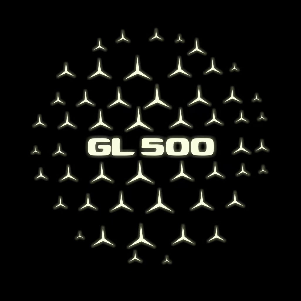 MERCEDES BENZ GL 500 LOGO PROJECTOR LIGHTS (quantity 1 = 1 sets/2 door lights)Nr.03f012