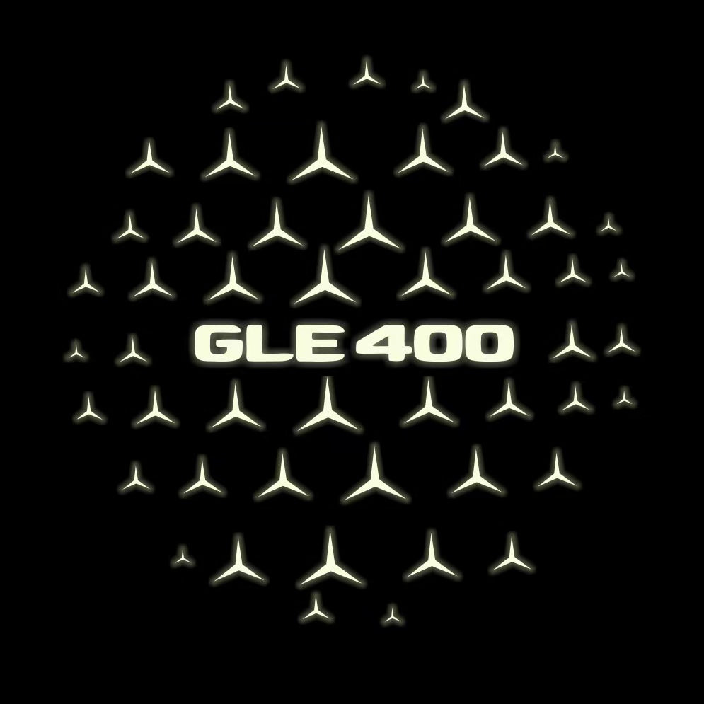 MERCEDES BENZ GLE 400 LOGO PROJECTOR LIGHTS (quantity 1 = 1 sets/2 door lights)Nr.03f048