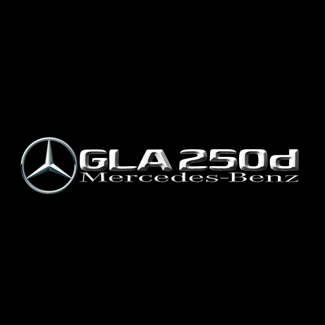 MERCEDES BENZ GLA 250d LOGO PROJECTOR LIGHTS (quantity 1 = 1 sets/2 door lights)Nr.03f024