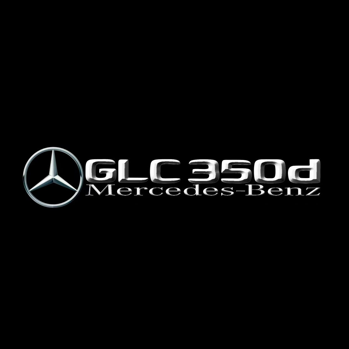 MERCEDES BENZ GLC 350d LOGO PROJECTOR LIGHTS (quantity 1 = 1 sets/2 door lights)Nr.03f049