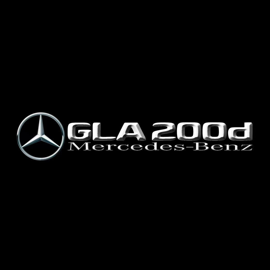 MERCEDES BENZ GLA 200d LOGO PROJECTOR LIGHTS (quantity 1 = 1 sets/2 door lights)Nr.03f018