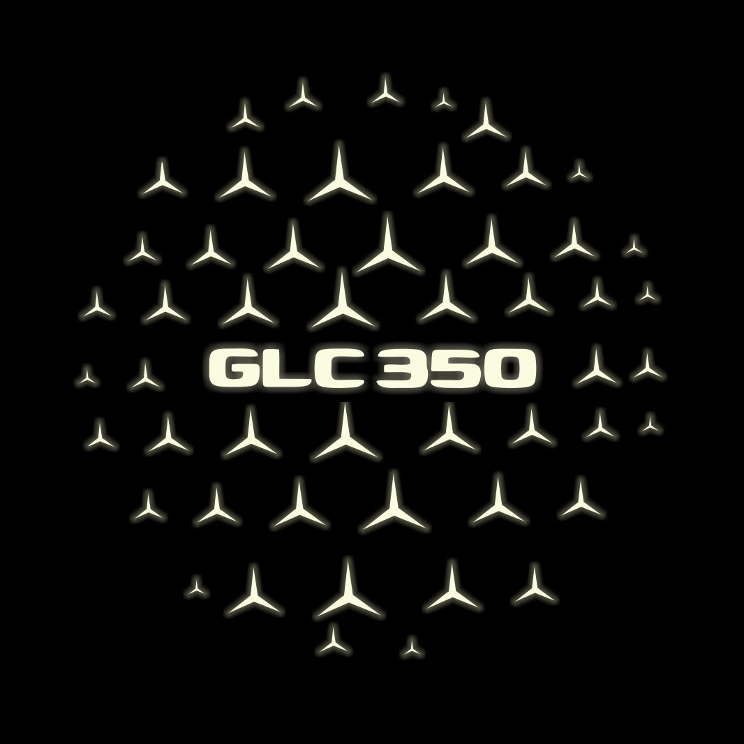 MERCEDES BENZ GLC 350 LOGO PROJECTOR LIGHTS (quantity 1 = 1 sets/2 door lights)Nr.03f048