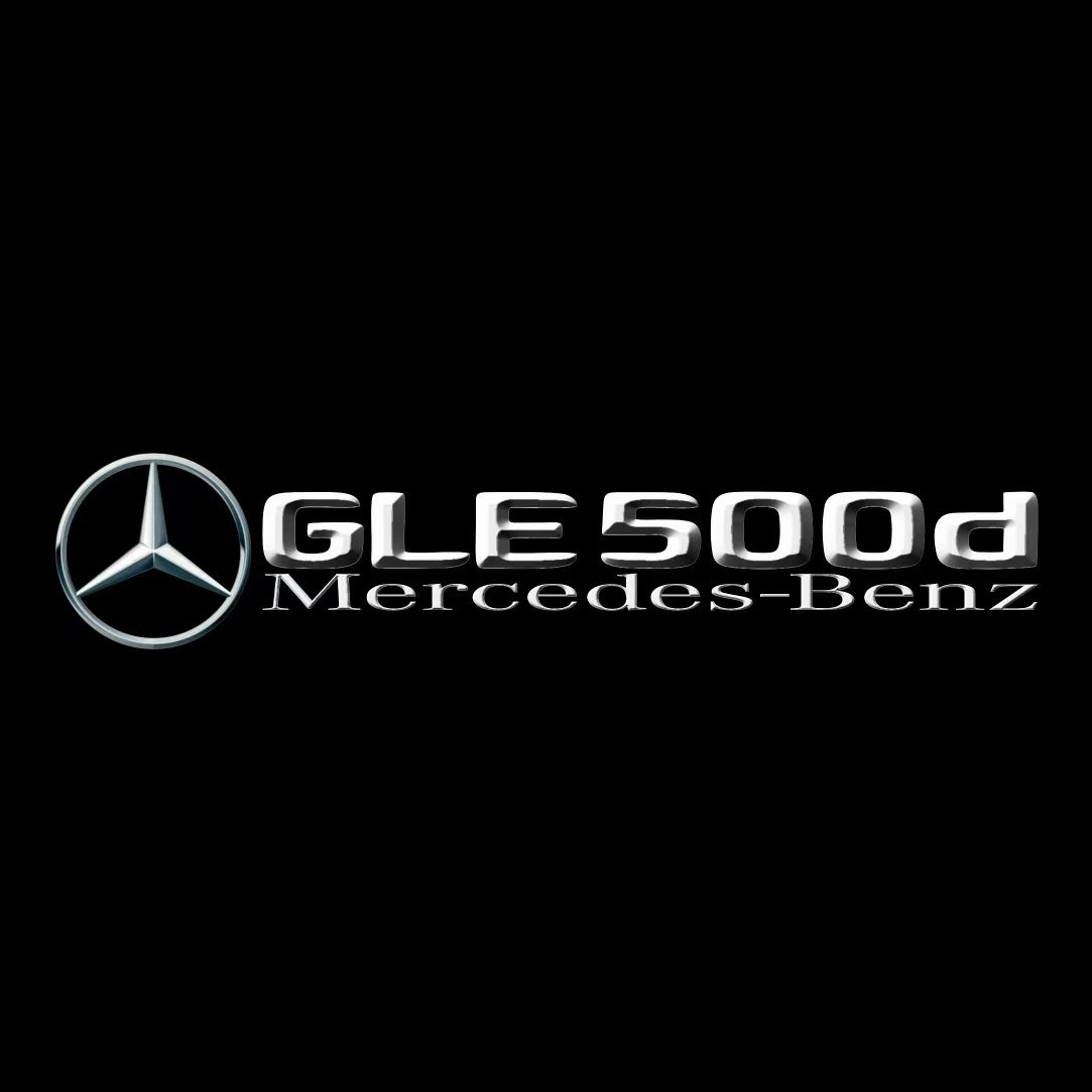 MERCEDES BENZ GLE 500d LOGO PROJECTOR LIGHTS (quantity 1 = 1 sets/2 door lights)Nr.03f055