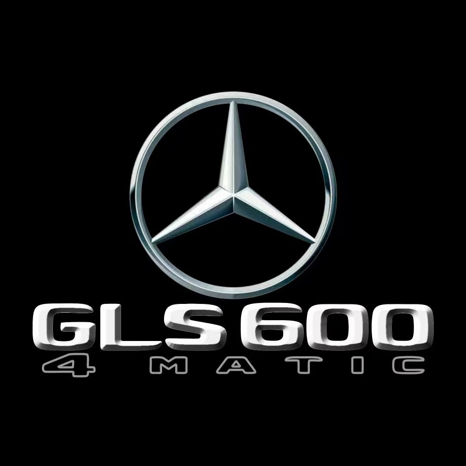 MERCEDES BENZ GLS 600 LOGO PROJECTOR LIGHTS (quantity 1 = 1 sets/2 door lights)Nr.03f047